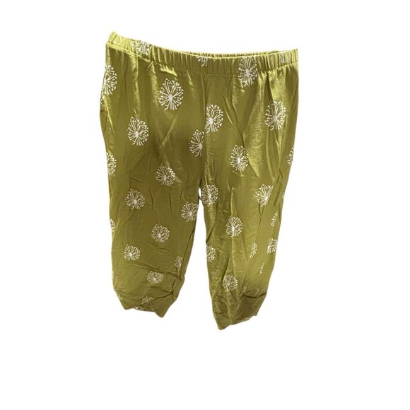 HOTYD Cotton Linen Pants Casual Summer Capri Pants for Women Baggy Elastic Waist - Picture 7 of 7